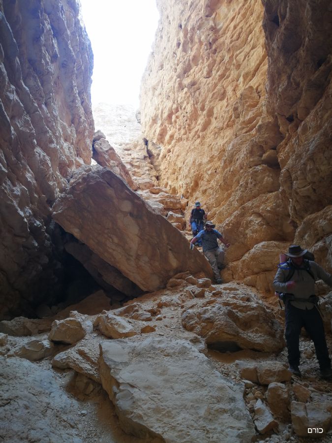 ירידה בסדקים לנחל חווה